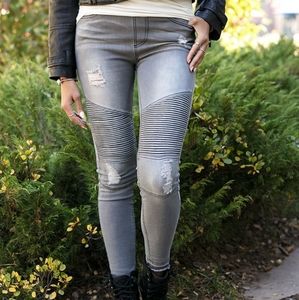 Grace and Lace Moto Jeggings
